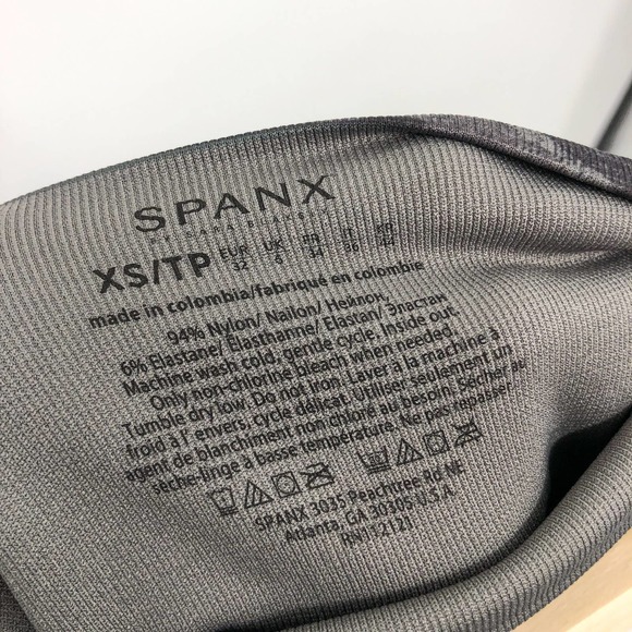 NWT SPANX Look at Me Now Seamless Leggings Heather Camo Size XS - Picture 8 of 9